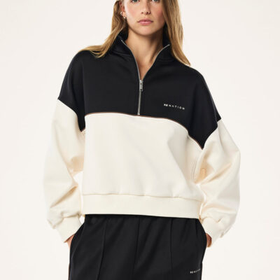 P.E Nation Boundless Zip Neck Sweat