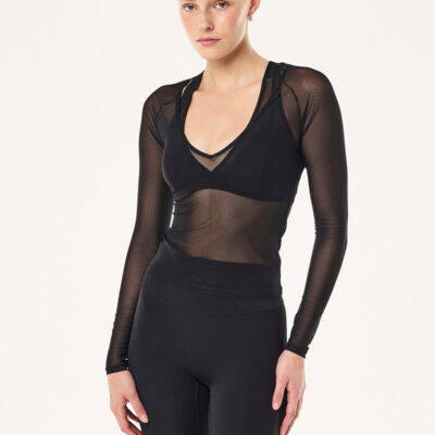 P.E Nation All Out Mesh Long Sleeve Top