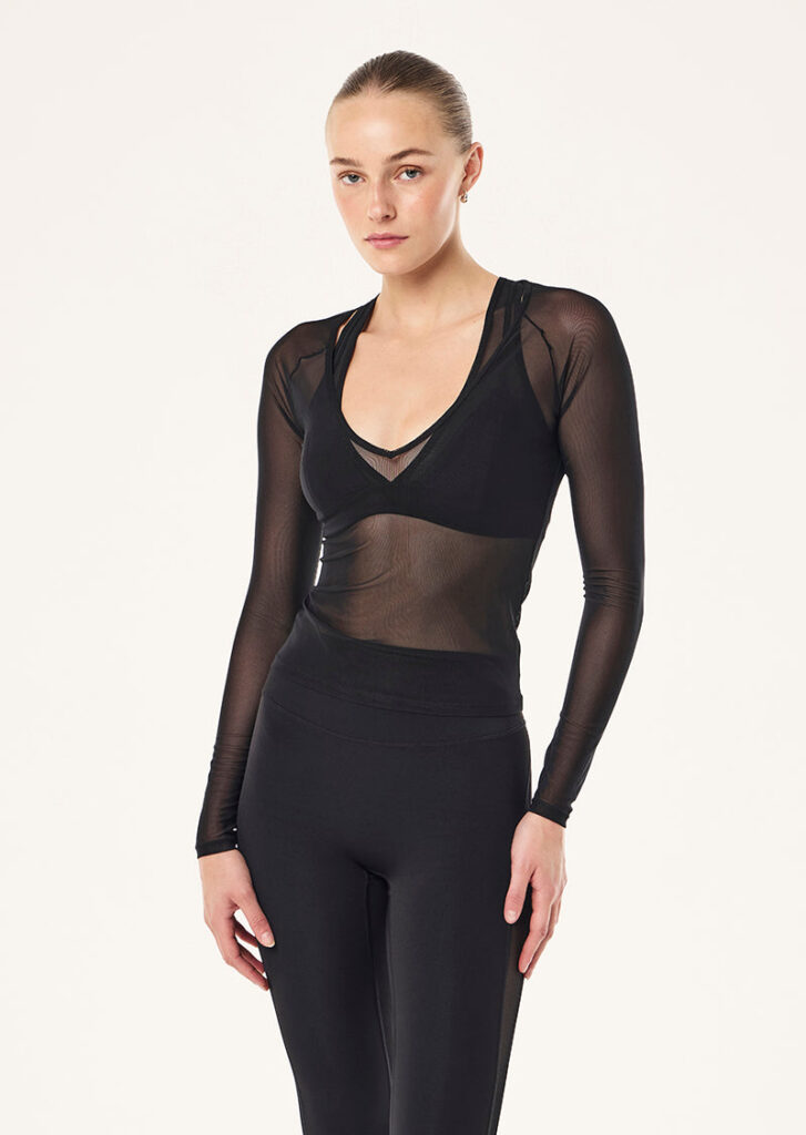 P.E Nation All Out Mesh Long Sleeve Top