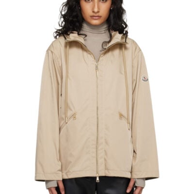 Moncler Beige Cassiopea Hooded Jacket