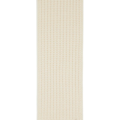 Moncler Off-White Ribbed Scarf