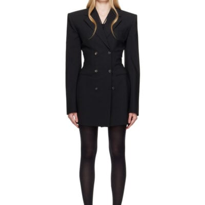 Nensi Dojaka Black Kaia Minidress