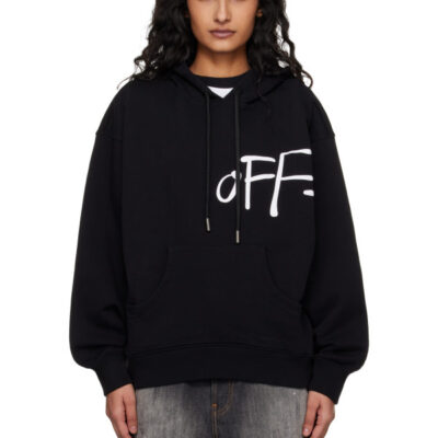 Off-White Black Shared Over Hoodie