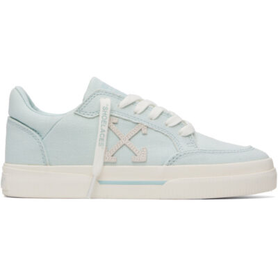 Off-White Blue Vulcanized Low Sneakers
