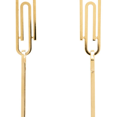 Off-White Paperclip Earrings