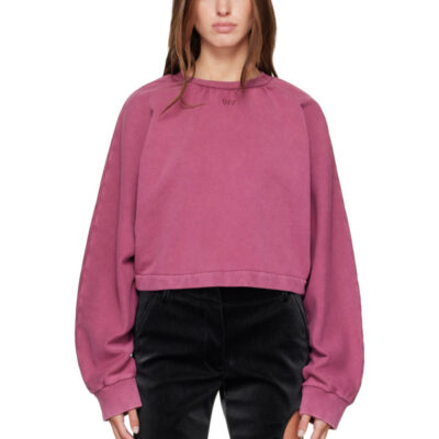 Off-White Pink Off Stamp Balloon Crew Sweatshirt
