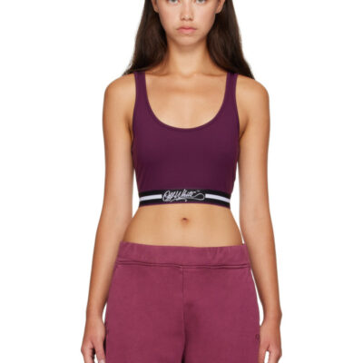 Off-White Purple Ly College Tank Top