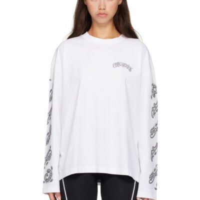 Off-White White Paisley Diags T-shirt