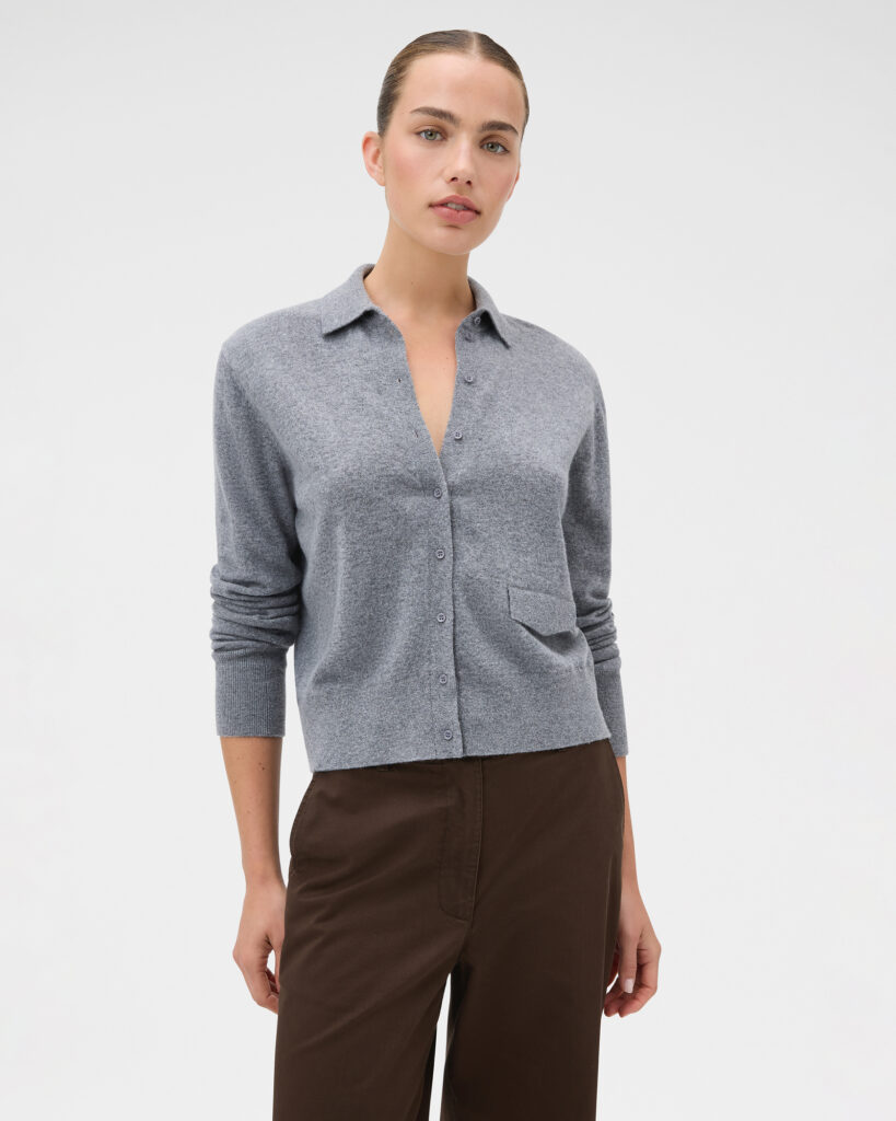 Oroton Collar Cardigan
