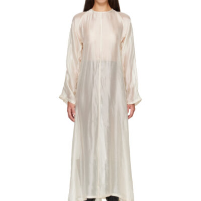 Our Legacy Beige Shift Maxi Dress