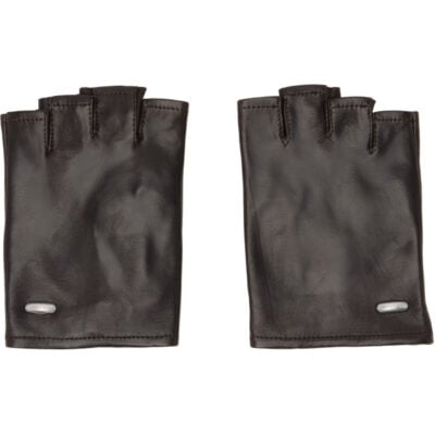 Our Legacy Brown Biker Gloves