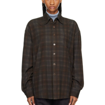 Our Legacy Brown Borrowed Shirt