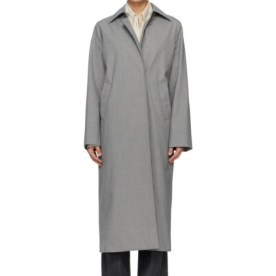 Our Legacy Gray & Blue Capital Coat