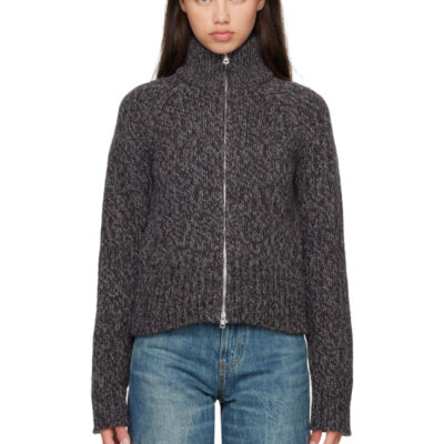 Our Legacy Gray Flight Zip Cardigan