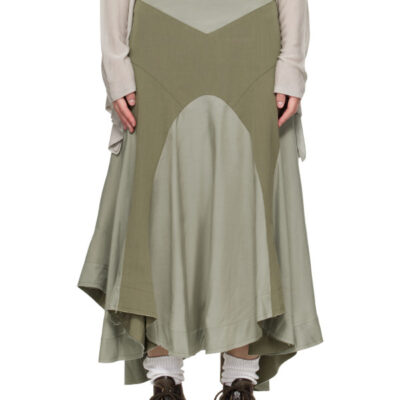 Our Legacy Taupe Petti Midi Skirt