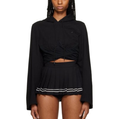 Pushbutton Black Boning Hoodie