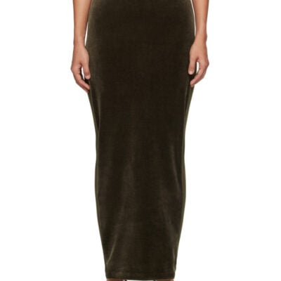 Pushbutton Khaki Hybrid Skort