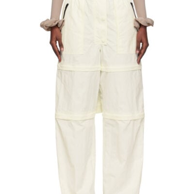 Pushbutton Off-White Three Way Detachable Trousers