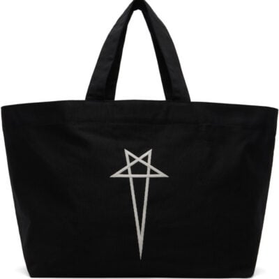 Rick Owens Black Temple Beach Tote