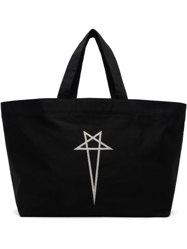 Rick Owens Black Temple Beach Tote