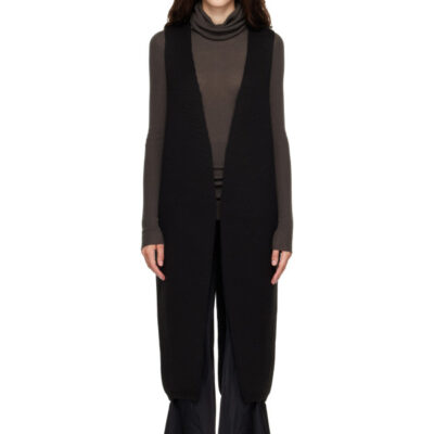 Rick Owens Black Tower Cyclops Vest