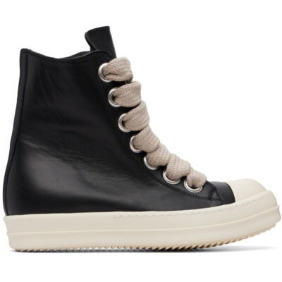 Rick Owens Black Tower Jumbolace Sneaks Sneakers