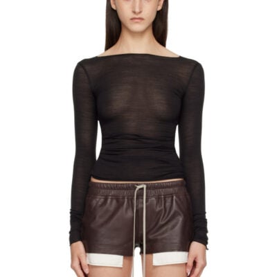 Rick Owens Black Tower LS T-shirt
