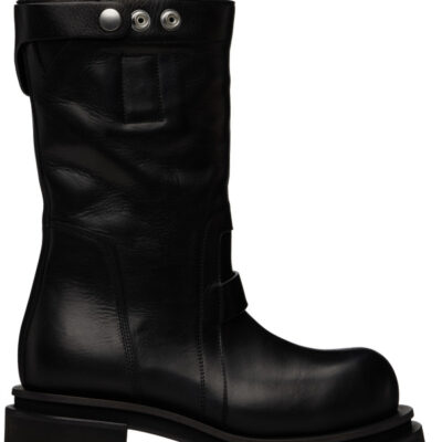 Rick Owens Black Tower Pull On Bogun Boots