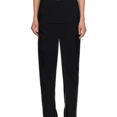 Rick Owens Black Tower Sliced Maxi Skirt
