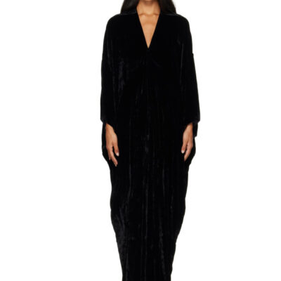 Rick Owens Black Tower Tommykite Maxi Dress