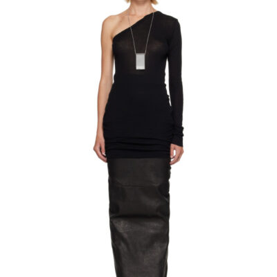 Rick Owens Black Tower Ziggy Minidress