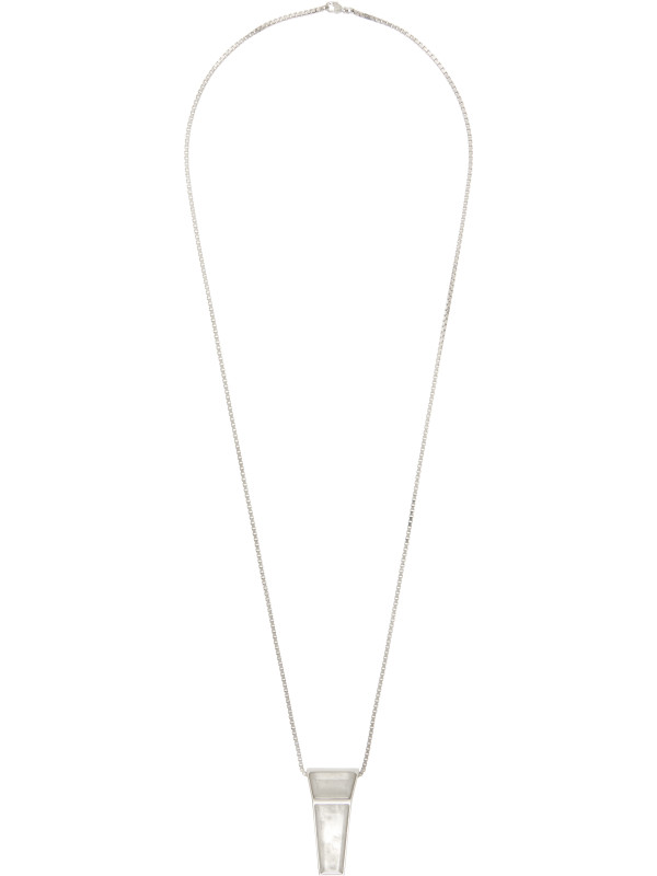 Rick Owens Crystal Trunk Charm Necklace