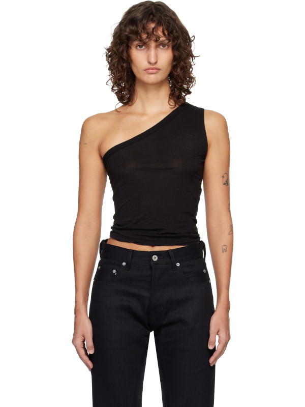 Rick Owens DRKSHDW Black Temple SL Ziggy Top