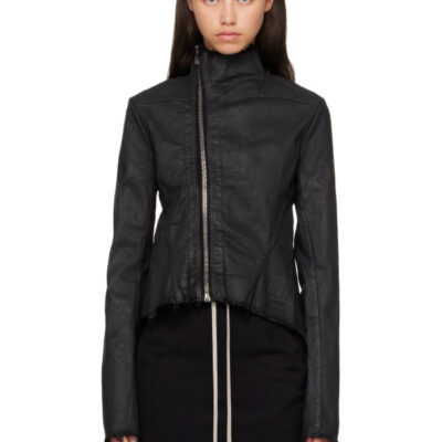Rick Owens DRKSHDW Black Tower Naska Gary Denim Jacket