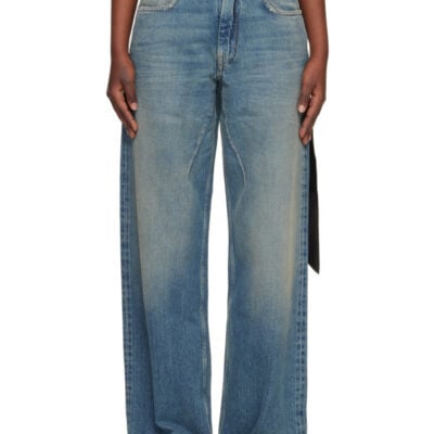 Rick Owens DRKSHDW Blue Temple Geth Jeans
