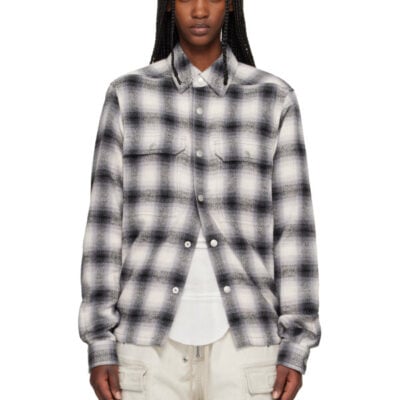 Rick Owens DRKSHDW Gray Temple Cropped Outershirt