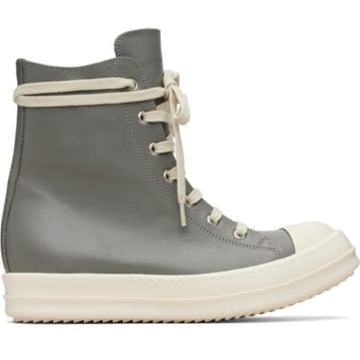 Rick Owens Gray Temple Sneakers