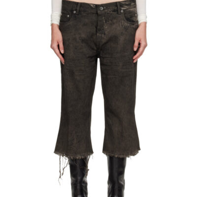Rick Owens Gray Tower Bolan Cutoffs Jeans