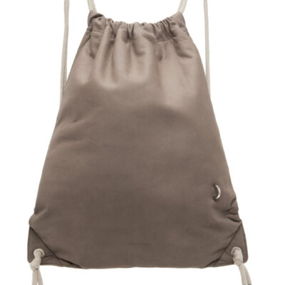 Rick Owens Gray Tower Drawstring Backpack