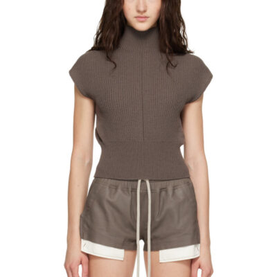 Rick Owens Gray Tower SL Turtleneck