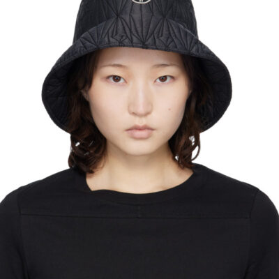 Rick Owens Moncler + Rick Owens Black Bucket Hat