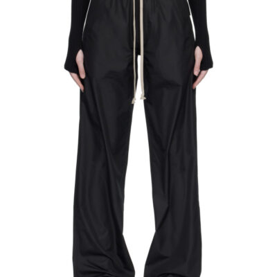 Rick Owens Moncler + Rick Owens Black Drawstring Sweatpants