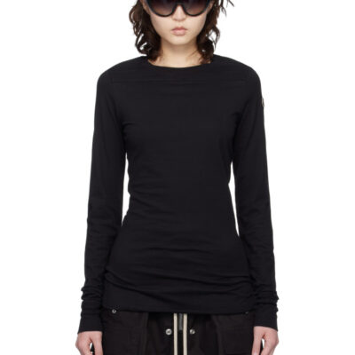 Rick Owens Moncler + Rick Owens Black Girder LS T-shirt