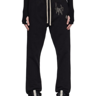 Rick Owens Moncler + Rick Owens Black Jogger Sweatpants