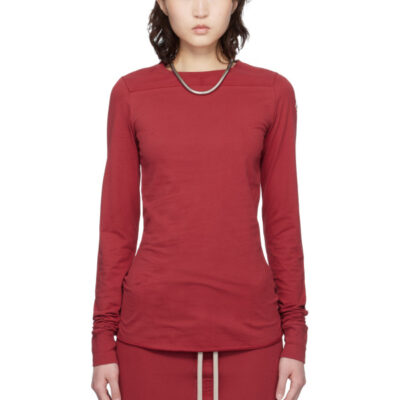 Rick Owens Moncler + Rick Owens Red Girder LS T-shirt