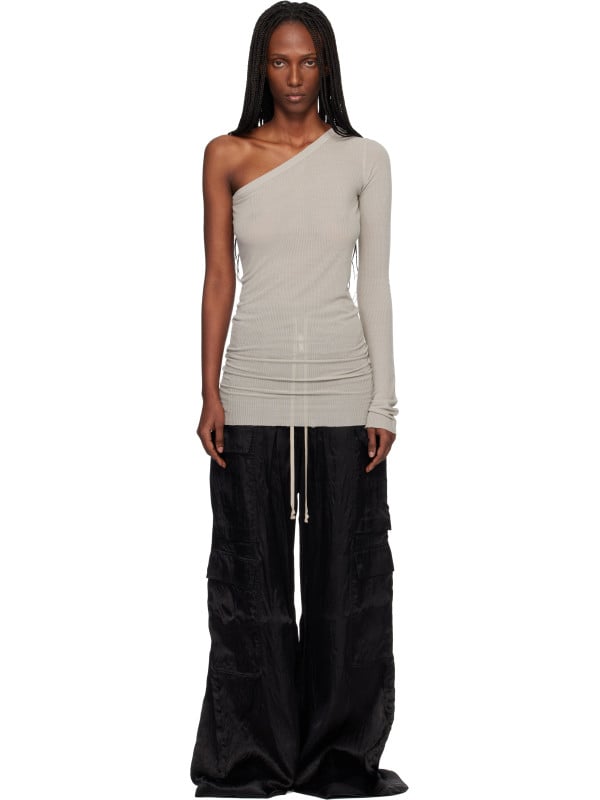 Rick Owens Off-White Temple Ziggy Minidress