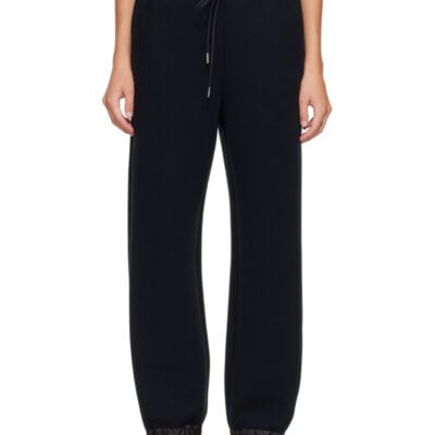 Sacai Black Sponge Sweatpants