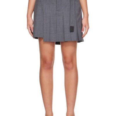Sacai Gray Suiting Skort