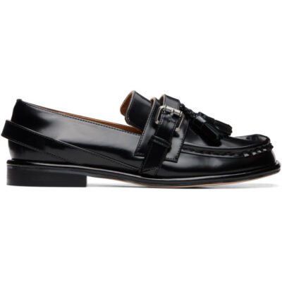 SHUSHU/TONG Black Tassel Loafers