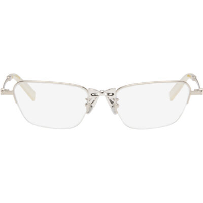 SHUSHU/TONG Silver YVMIN Edition Gemstone Bow Metal Glasses